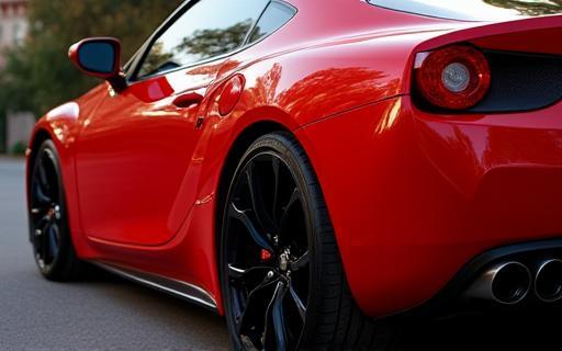 Shiny, fully detailed car exterior highlighting the boost in resale value.